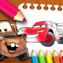 Cars Coloring Book 6 cars coloring book